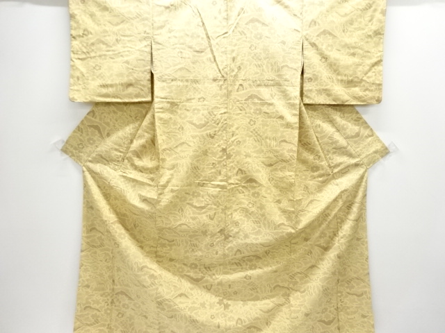 Japanese Kimono / Tsumugi Omeshi Silk